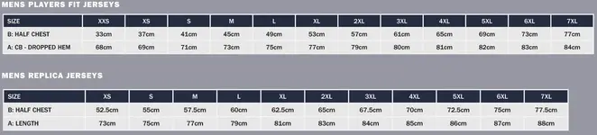Dynasty size chart 2025.webp